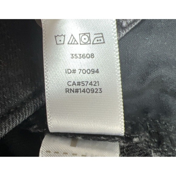 Loft Jeans Women's Modern Skinny Ankle Black Zip Ankle Size 27/4 - Picture 12 of 16